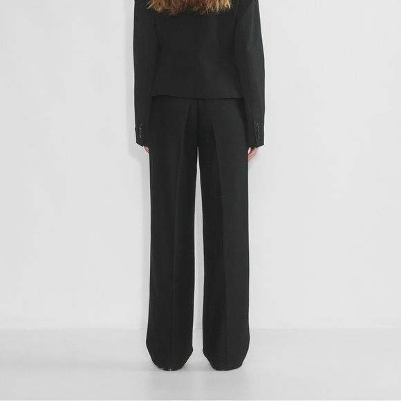 Wilfred Free Hi-Rise Wide-Leg Pant in Black in Size 0 - Picture 2 of 4